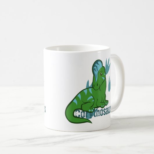 Niedlich Corythosaurus Kaffeetasse (VorderseiteRechts)