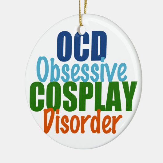 Niedlich Cosplay Spaß Weihnachten Keramikornament (Links)