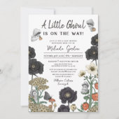 Niedlich Cotgagecore Ghosts Halloween-Kinderdusche Einladung (Vorderseite)