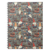 Niedlich CotgageCore Gnome Garden Spiral Notebook Notizblock (Vorderseite)