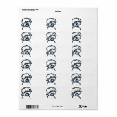 Niedlich Coton de Tulear Adressaufkleber (Vorne)