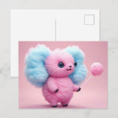 Niedlich Cotton Candy Critter Postkarte (Vorne/Hinten)