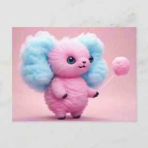 Niedlich Cotton Candy Critter Postkarte