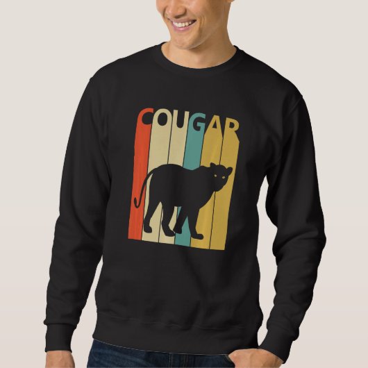 Niedlich Cougar Animal Sweatshirt (Vorderseite)
