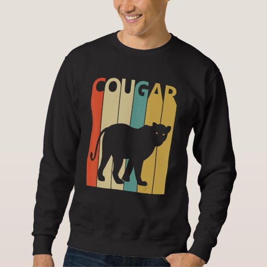 Niedlich Cougar Animal Sweatshirt (Vorderseite)