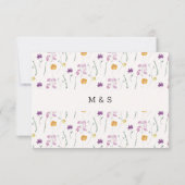 Niedlich Country Fairy Garden RSVP Karte (Rückseite)