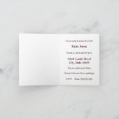 Niedlich Country Style Gingham Dog Kinderdusche Einladung (Innenseite)