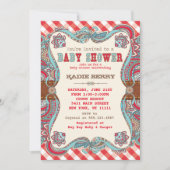 Niedlich Country Western Kinderdusche Einladungen (Vorderseite)