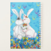 Niedlich Couple Bunny Planner Planer (Rückseite)