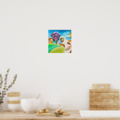NIEDLICH COW FACE Gordon Bruce art Poster (Küche)