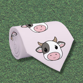 Niedlich Cow Neck Tie Krawatte