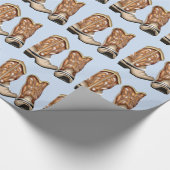 Niedlich Cowboy Boot Geschenkwrap Geschenkpapier (Ecke)