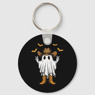 Niedlich Cowboy Ghost Sheriff Peace Funny Hallowee Schlüsselanhänger