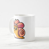 Niedlich Cowboy Snail Kaffeetasse (Vorderseite Links)