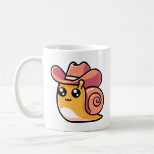 Niedlich Cowboy Snail Kaffeetasse
