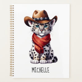 Niedlich Cowboy Snow Leopard Name Planer