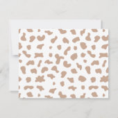 Niedlich Cowboy Western Thema Kinderdusche Einladu Einladung (Rückseite)