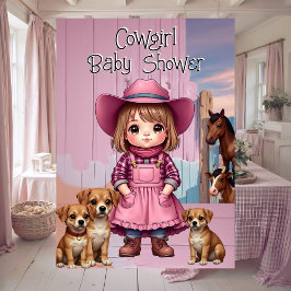 Niedlich Cowgirl Baby Dusche Pink Blue Animes Einladung