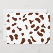 Niedlich Cowgirl Geburtstag Foto Einladung (Rückseite)