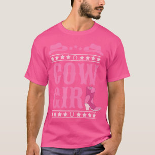 Niedlich Cowgirl Girls Rodeo Women Cowboy Western  T-Shirt
