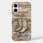 Niedlich Cowgirl Rustic Country Western Cowboy Boo Case-Mate iPhone Hülle (Rückseite)