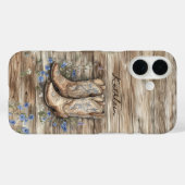 Niedlich Cowgirl Rustic Country Western Cowboy Boo Case-Mate iPhone Hülle (Rückseite (Horizontal))