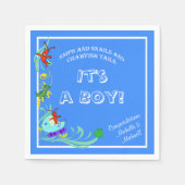 Niedlich Crawfish Cajun Baby Boy Serviette (Vorderseite)