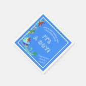 Niedlich Crawfish Cajun Baby Boy Serviette (Ecke)