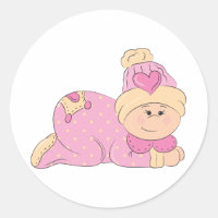 Niedlich Crawling Baby Stickers
