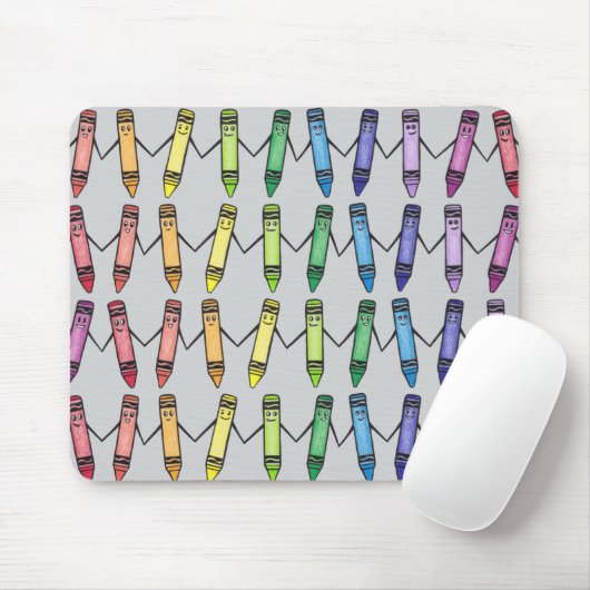 Niedlich Crayon Pals Mousepad (Mit Mouse)