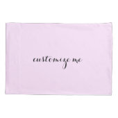 Niedlich Crazy Corgi Lady Pink Kissenbezug (Rückseite)