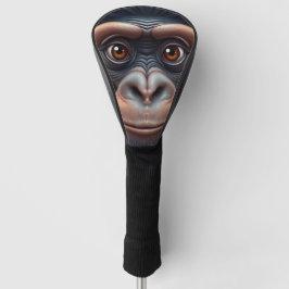 Niedlich Crazy Funny Chimpanzee Anime Portrait Golf Headcover