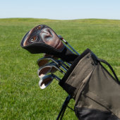 Niedlich Crazy Funny Chimpanzee Anime Portrait Golf Headcover (In SItu)