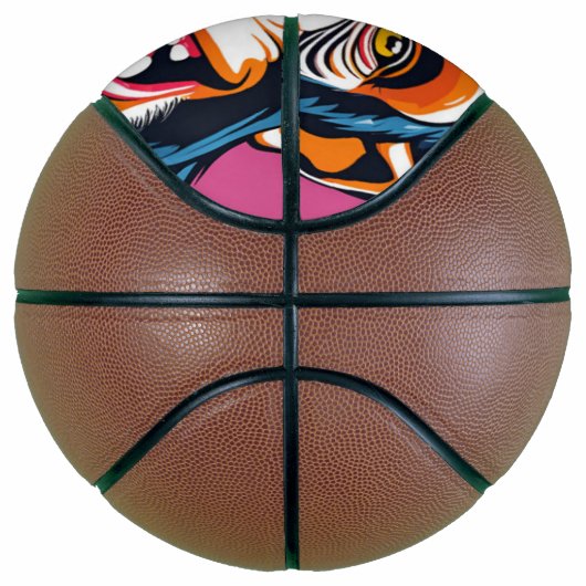 Niedlich Crazy Funny Chimpanzee Basketball (Rechts)