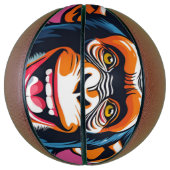 Niedlich Crazy Funny Chimpanzee Basketball (Vertikal)