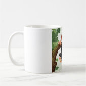 Niedlich Crazy Funny Chimpanzee Cartoon Kaffeetasse (Links)