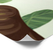 Niedlich Crazy Funny Chimpanzee Cartoon Poster (Ecke)