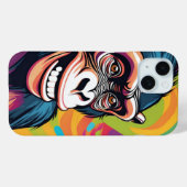 Niedlich Crazy Funny Chimpanzee Case-Mate iPhone Hülle (Rückseite (Horizontal))