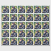 Niedlich Crazy Funny Chimpanzee Geschenkpapier (Flach)