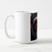 Niedlich Crazy Funny Chimpanzee Kaffeetasse (Links)