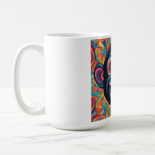 Niedlich Crazy Funny Chimpanzee Kaffeetasse (Links)