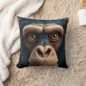 Niedlich Crazy Funny Chimpanzee Kissen (Decke)