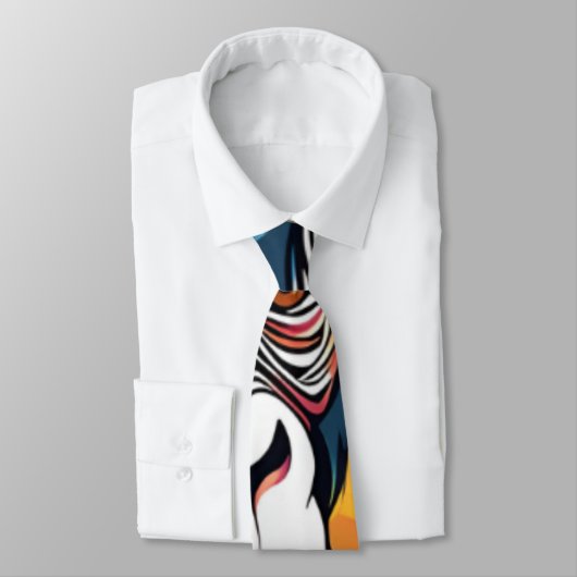 Niedlich Crazy Funny Chimpanzee Krawatte (Gebunden)