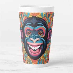 Niedlich Crazy Funny Chimpanzee Milchtasse