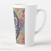 Niedlich Crazy Funny Chimpanzee Milchtasse (Rechts)