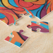 Niedlich Crazy Funny Chimpanzee Puzzle (Seite)