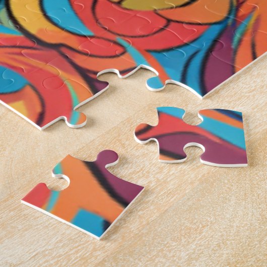 Niedlich Crazy Funny Chimpanzee Puzzle (Seite)