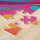 Niedlich Crazy Funny Chimpanzee Puzzle (Seite)