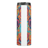 Niedlich Crazy Funny Chimpanzee Thermosbecher (Rückseite)