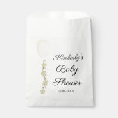 Niedlich Cream Balloon Babydusche Geschenktütchen (Vorderseite)